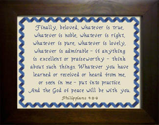 Finally Beloved - Philippians 4:8-9